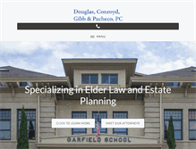 Tablet Screenshot of dcm-law.com